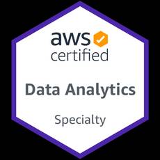 AWS DAS - Data Analytics certification passed.